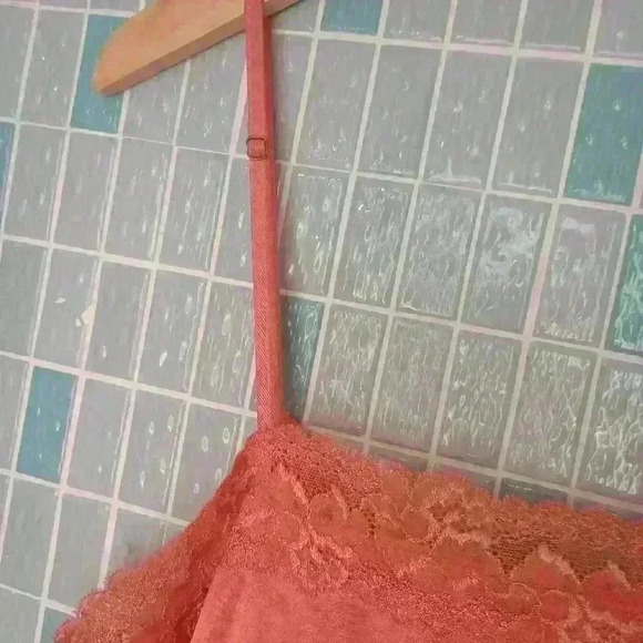 Worthington Lace Strap Cami Strap Top Orange - Picture 10 of 15